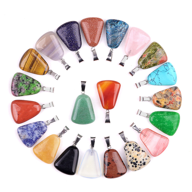 20 stks/zak Carving Wit Krista - Crystal Pendant Necklace Natural Stone recensie en prijs