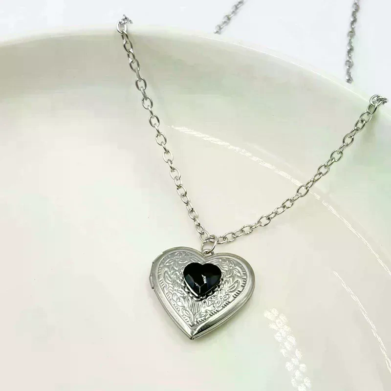 Mode barokke vintage hartvormi - Heart Locket Necklace Photo recensie en prijs