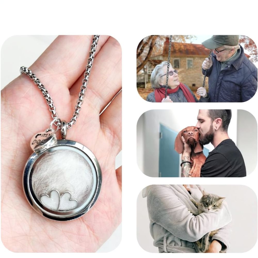 Hartvormige ketting van roestv - Heart Locket Necklace Photo recensie en prijs