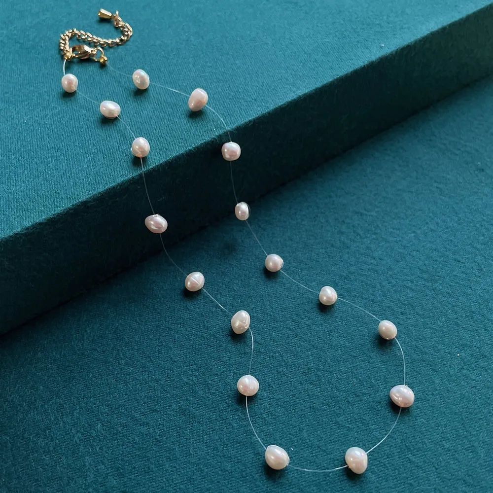 Natuurlijke zoetwaterparelkett - Pearl Choker Necklace Vintage recensie en prijs