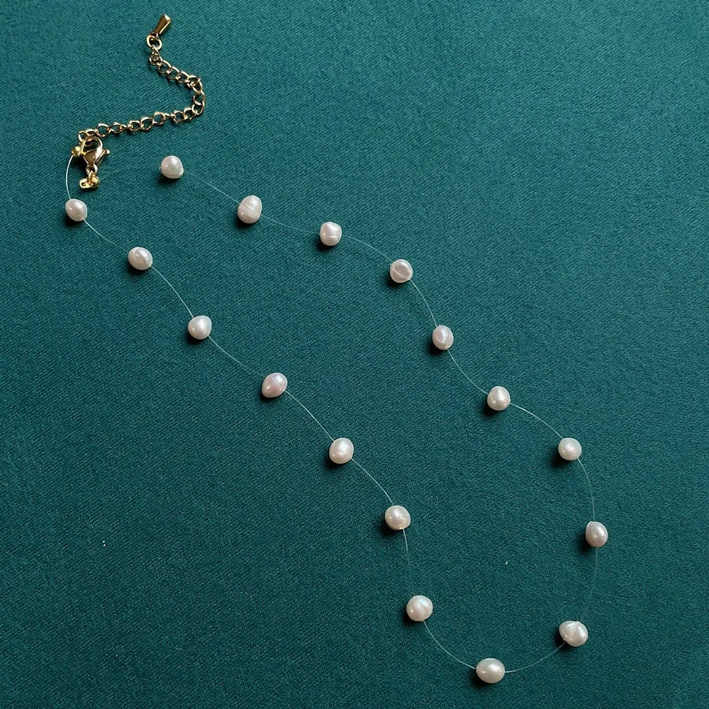Natuurlijke zoetwaterparelkett - Pearl Choker Necklace Vintage recensie en prijs