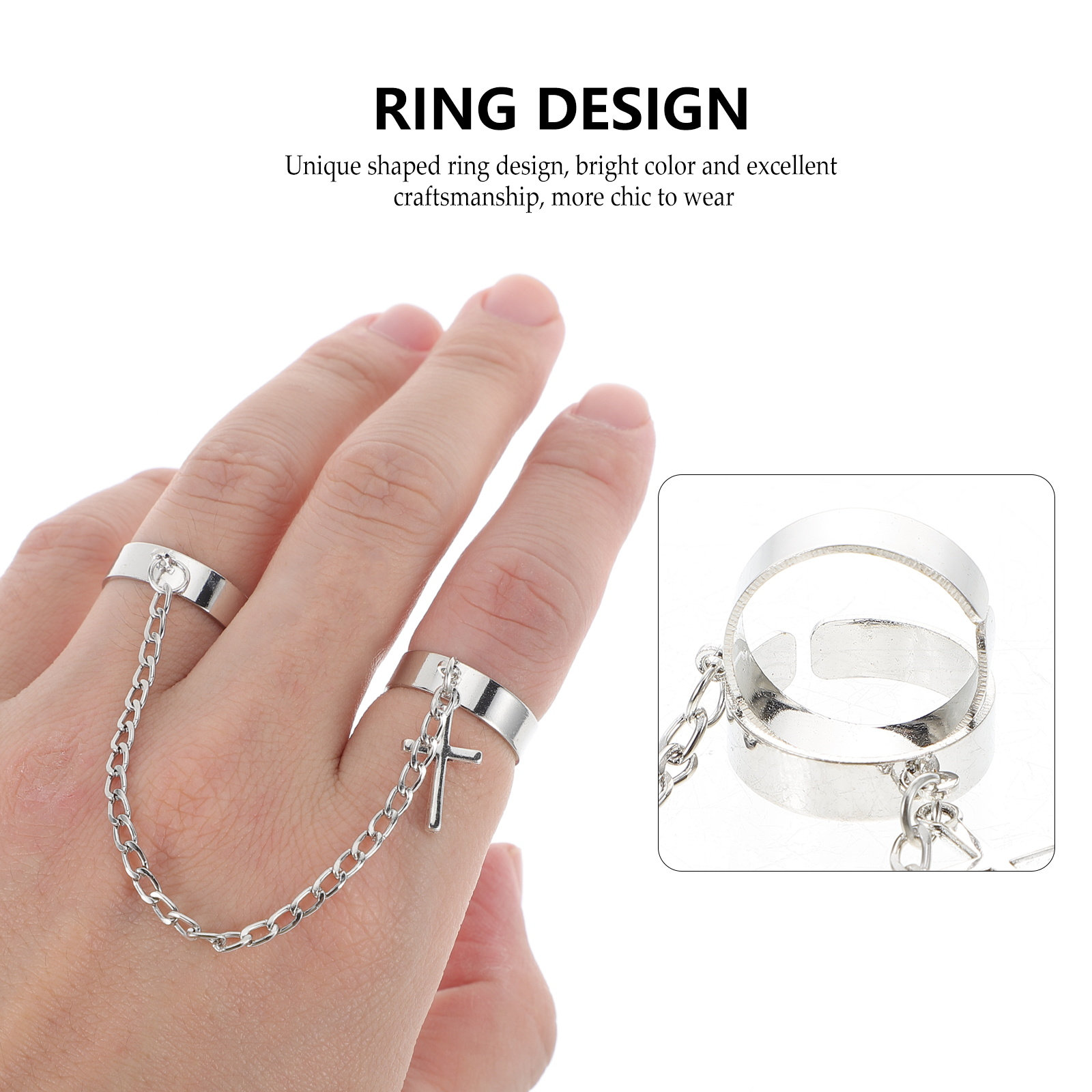 Knuckle Ring Set Kruisketting  - Vintage Punk Knuckle Rings Set recensie en prijs