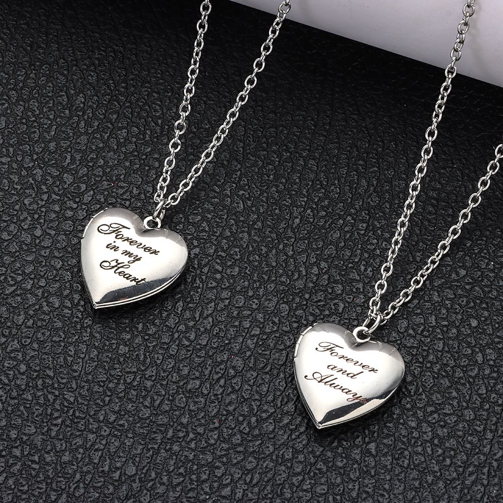 Minnaar mode vriend sieraden k - Heart Locket Necklace Photo recensie en prijs