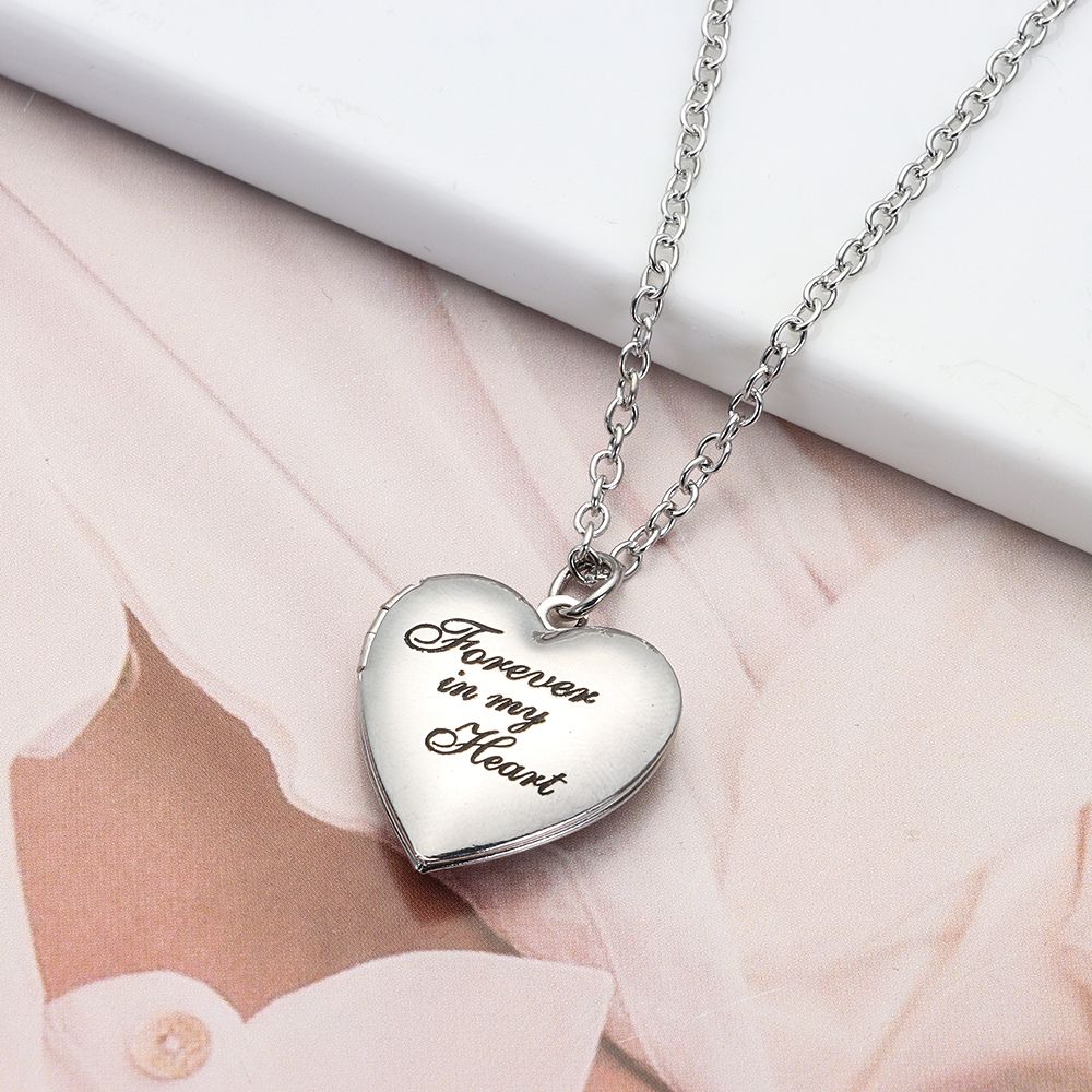 Minnaar mode vriend sieraden k - Heart Locket Necklace Photo recensie en prijs