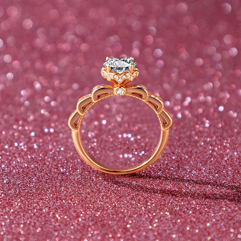 Feestdagcadeau Vierklauwige Bl - Moissanite Engagement Ring 1 Carat recensie en prijs