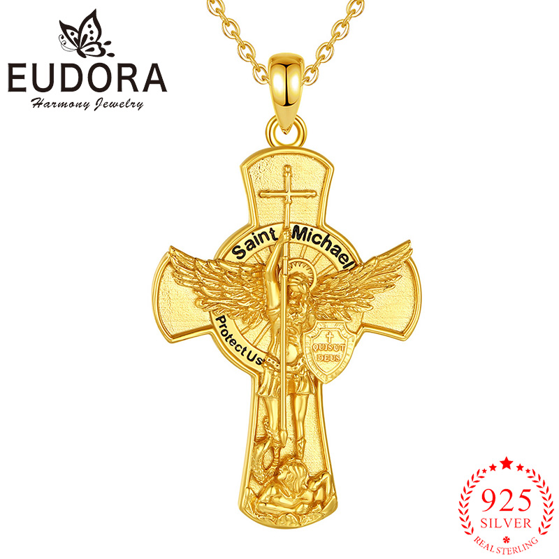 Eudora St. Michael Aartsengel  - 925 Sterling Silver Chain Necklace Men recensie en prijs