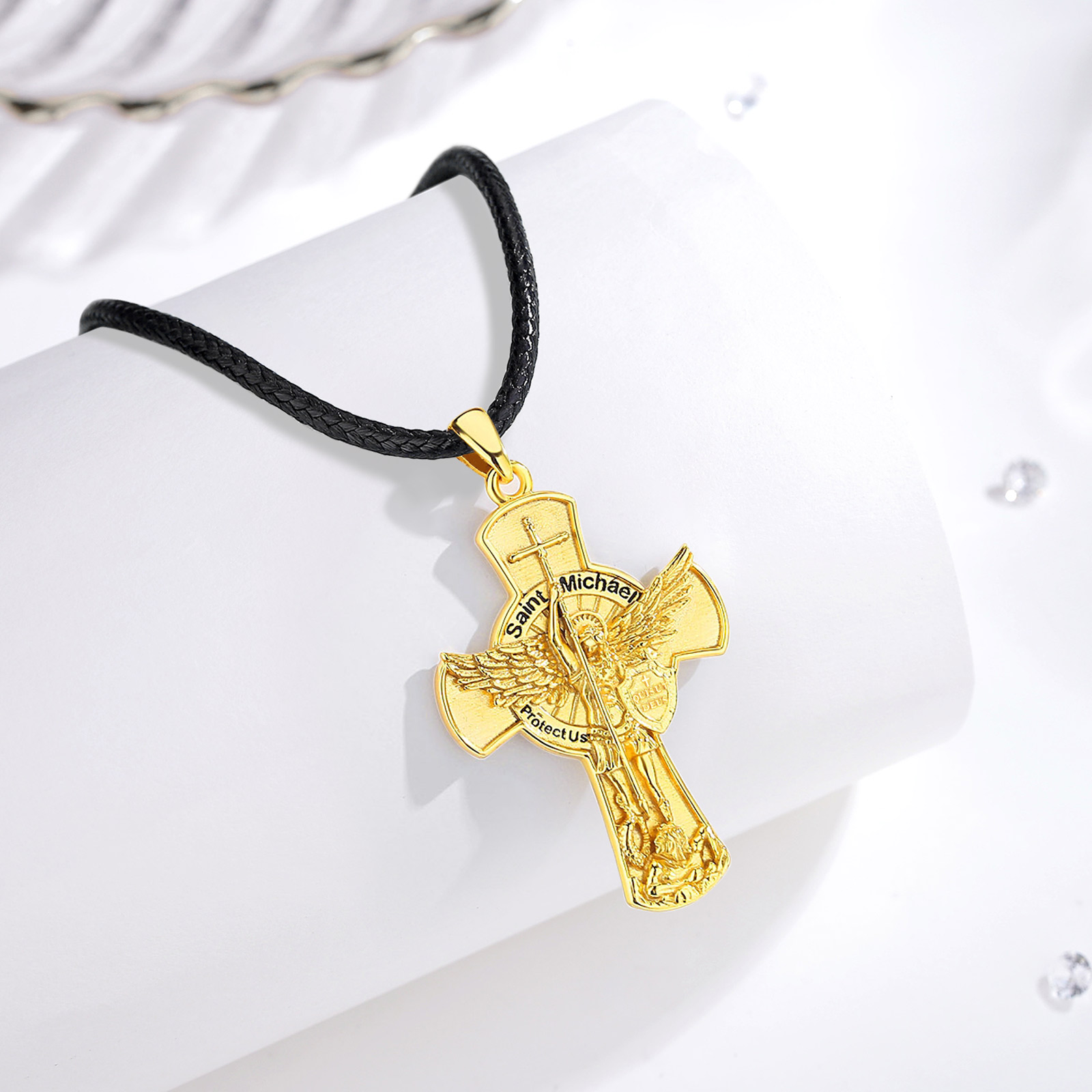 Eudora St. Michael Aartsengel  - 925 Sterling Silver Chain Necklace Men recensie en prijs
