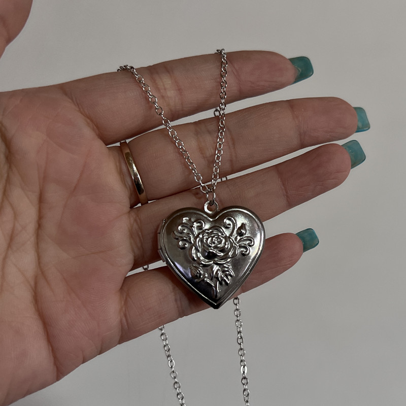 Hart Fotolijst Hanger Ketting  - Heart Locket Necklace Photo recensie en prijs