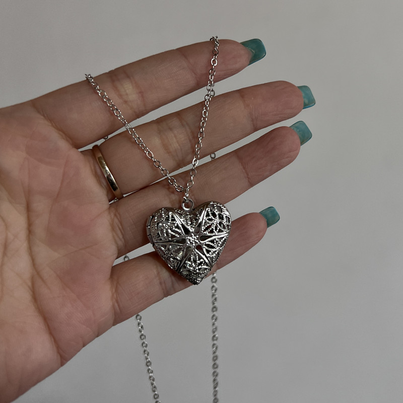 Hart Fotolijst Hanger Ketting  - Heart Locket Necklace Photo recensie en prijs