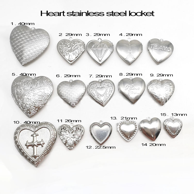 Liefde Hart Medaillon Station  - Heart Locket Necklace Photo recensie en prijs