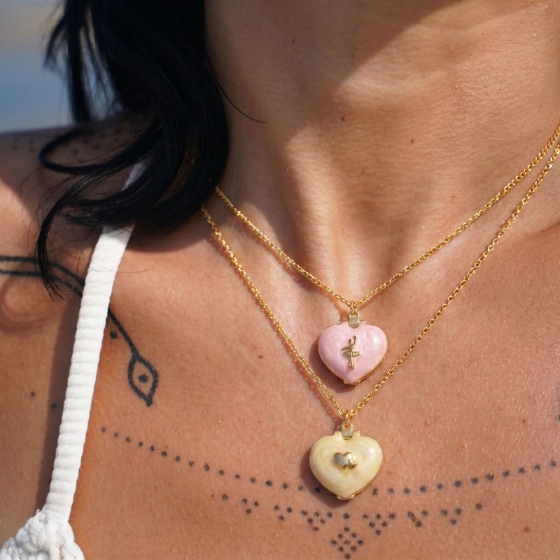 Vintage Hartvormige Fotomedail - Heart Locket Necklace Photo recensie en prijs
