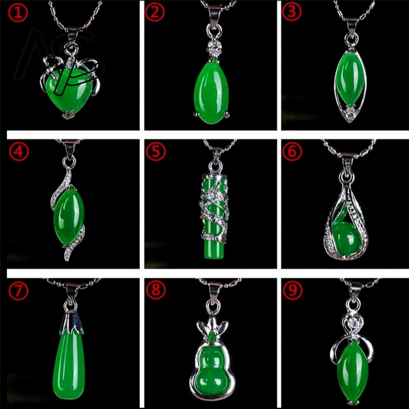 925 zilveren Chinese groene ja - Necklaces recensie en prijs
