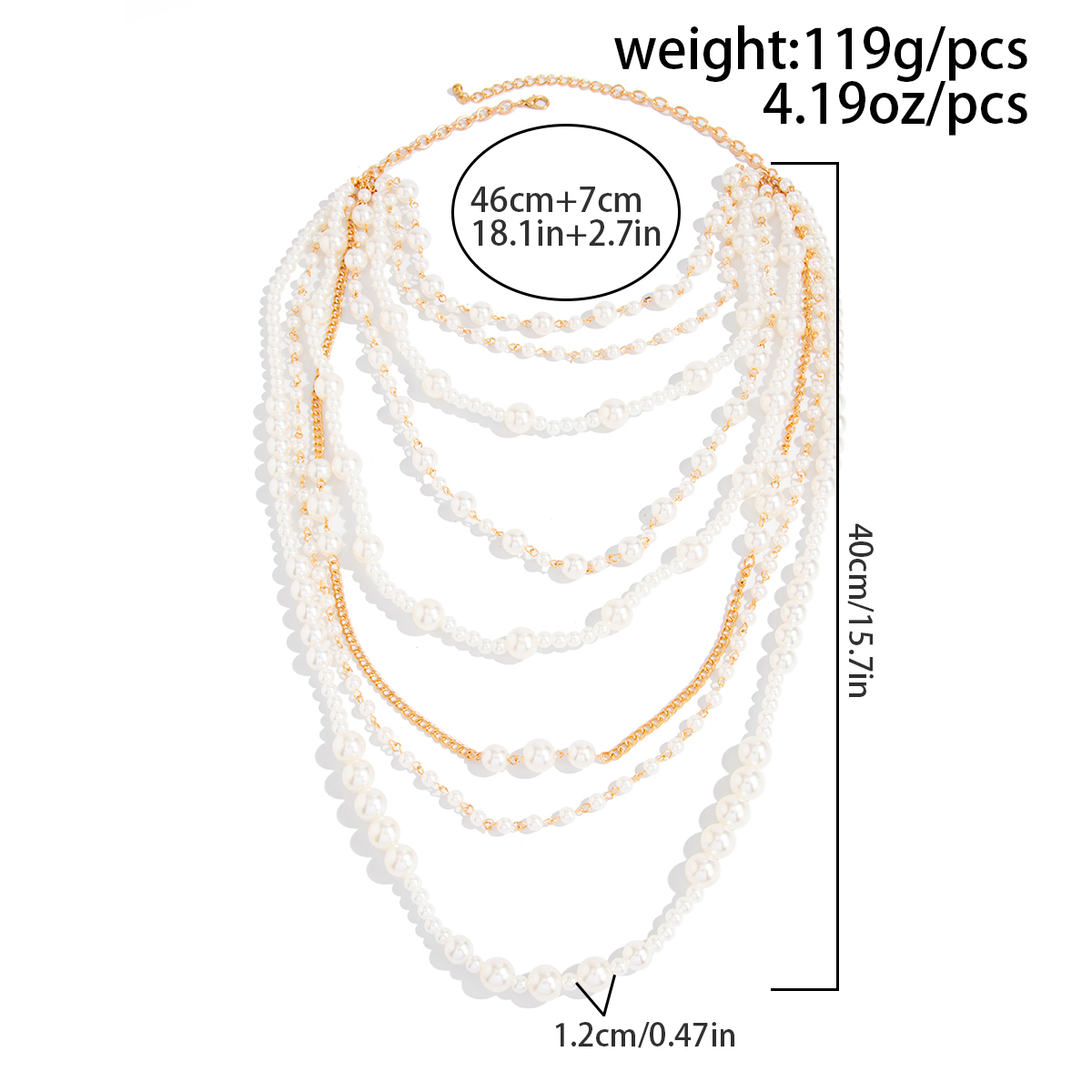 Ingemark Elegante Boho Imitati - Pearl Choker Necklace Vintage recensie en prijs